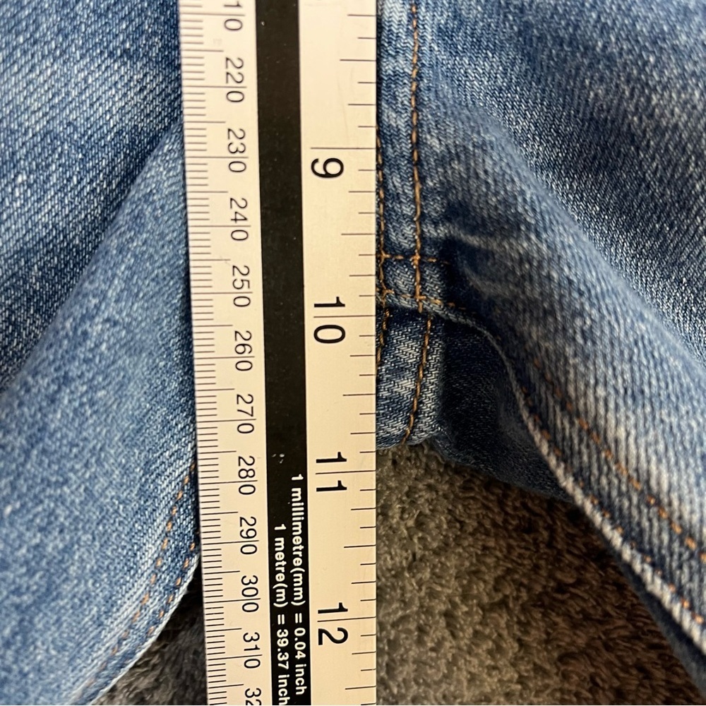 Aritzia Denim Forum The Arlo High Rise Straight 24 W 28 L Ankle Medium Wash - Picture 8 of 14